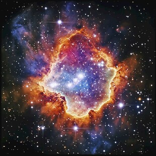 星宙天文玫瑰星云