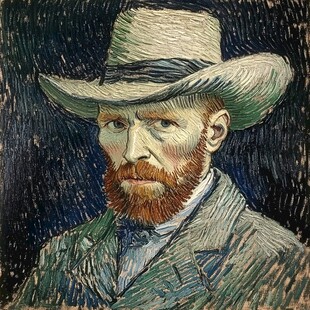 没有耳朵的梵高自画像