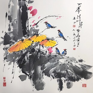 花鸟画小品