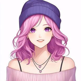 粉色头发少女