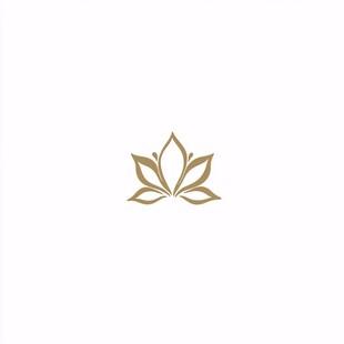 简约莲花logo