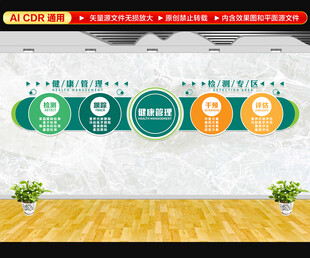 健康管理文化墙
