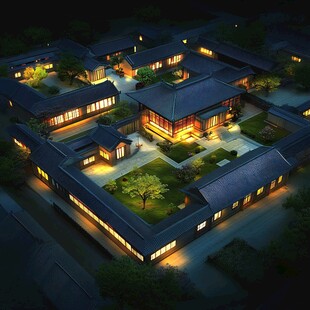 四合院3dsmax