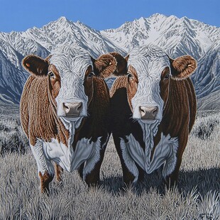 牛群装饰画
