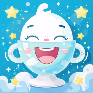 科技感娃娃吉祥物