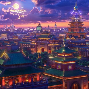 横店插画