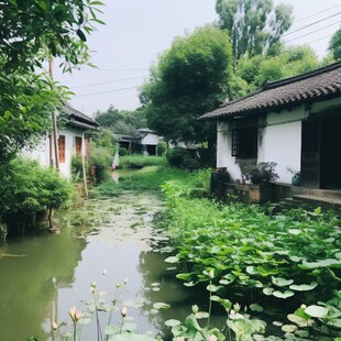 西溪湿地茭芦庵