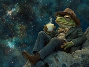 青蛙室内装饰画