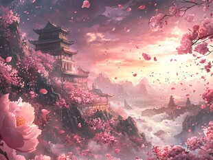 古风仙境天上宫阙