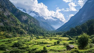 四姑娘山自然风景