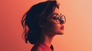 写实人物插画