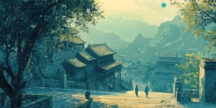 古风场景概念图