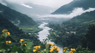 雨季山谷