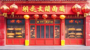 喜饼店铺