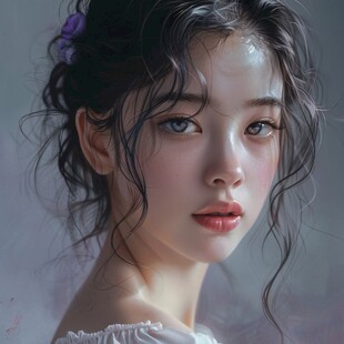 写实人物插画