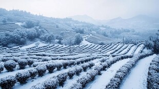 茶园雪霁