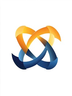 流动线条logo