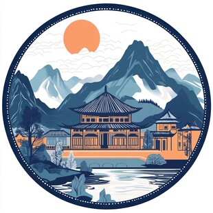 天一阁插画