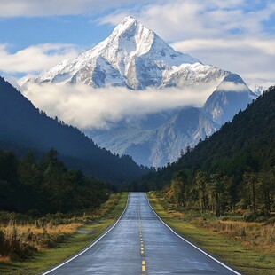 意境高山道路