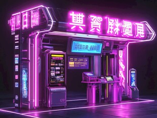 赛博朋克快闪店