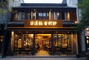 夜晚门店