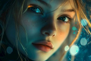 写实人物插画