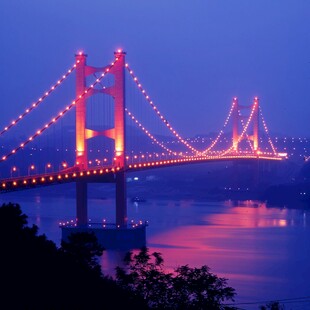 青马大桥夜景