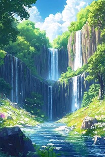 插画唯美风景