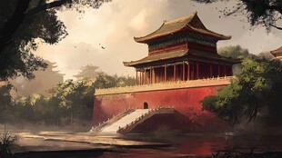 太庙插画