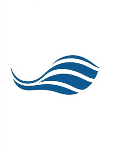 波浪帆船logo