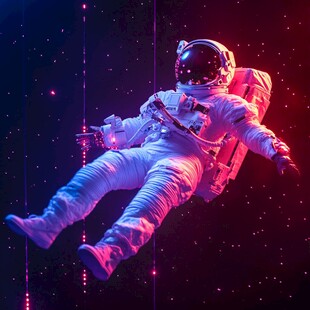 宇航员派对效果