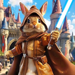 酷帅霸气兔形象