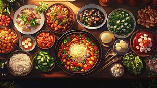 麻食插画