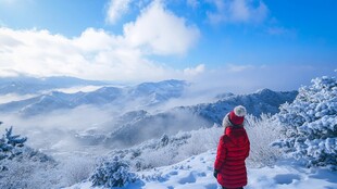 神农顶春雪