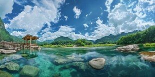 神农架风光全景