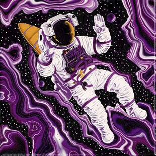 探索宇宙卡通图案