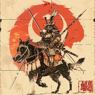 武士图