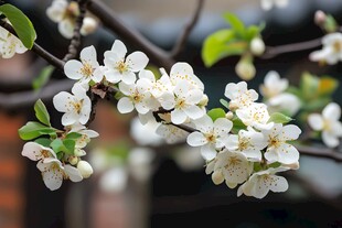 雪梨花开