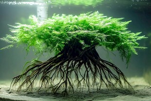 水下植物根系