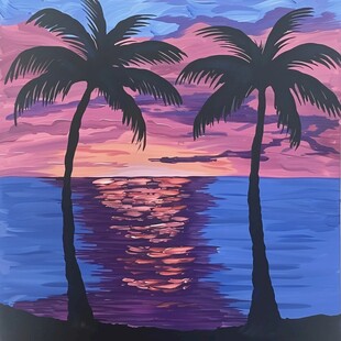 海岛立体画