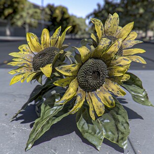 向日葵雕塑