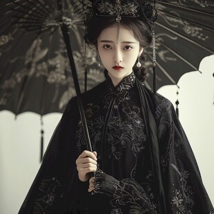 踏雪寻梅大袖衫