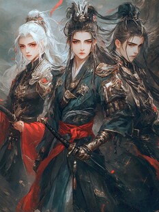 四大美男插画