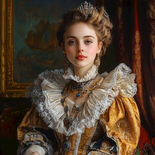 欧洲宫廷美女贵妇