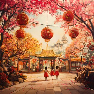 横店插画