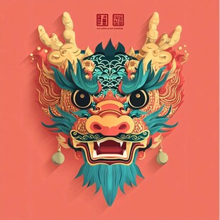 龙年文创插画