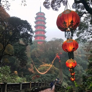 仙湖植物园本焕塔