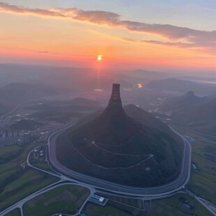 金鸡峰日出