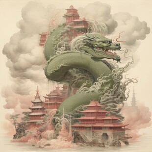 龙年系列插画