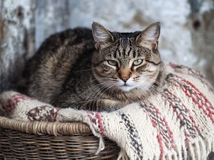 帅气的田园家猫